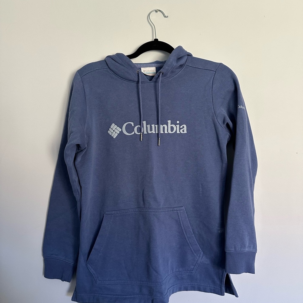 Columbia Light Blue Pullover Hoodie